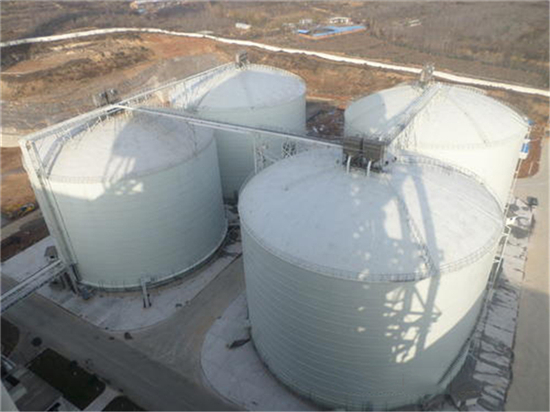 青岛5000吨立式粉煤灰储存罐